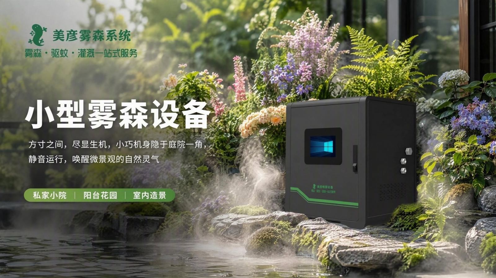 百色花园庭院驱蚊系统